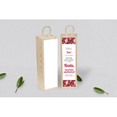 Prośba o&nbsp;Świadkowanie - SNW Akryl naturalna Retro Style Motyw 2