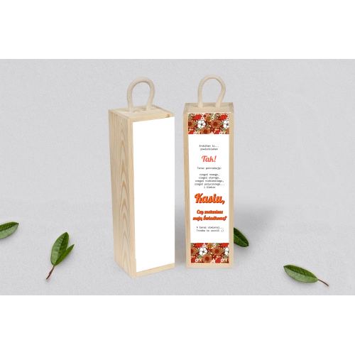 Prośba o&nbsp;Świadkowanie - SNW Akryl naturalna Retro Style Motyw 3