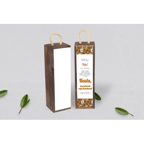 Prośba o&nbsp;Świadkowanie - SNW Akryl brązowa Retro Style Motyw 1