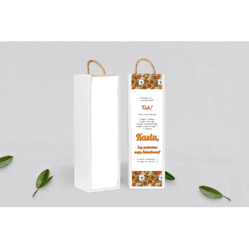 Prośba o&nbsp;Świadkowanie - SNW Akryl biała Retro Style Motyw 1