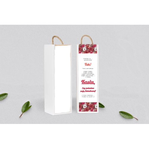 Prośba o&nbsp;Świadkowanie - SNW Akryl biała Retro Style Motyw 2