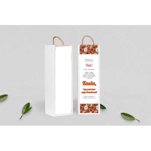 Prośba o&nbsp;Świadkowanie - SNW Akryl biała Retro Style Motyw 3