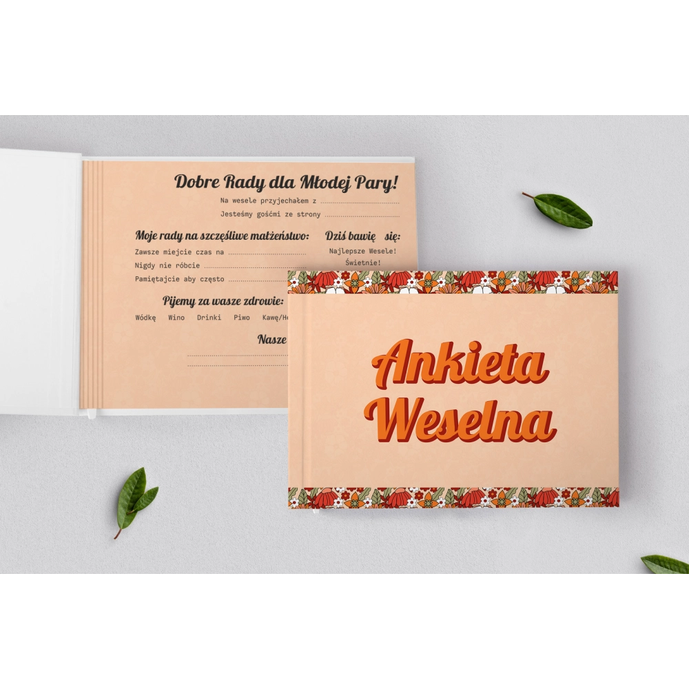 Ankieta Weselna - Retro Style Motyw 3