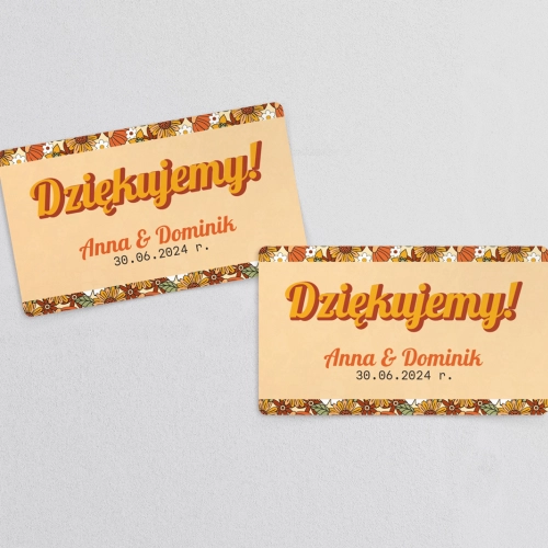 Naklejki na słoiczki weselne Retro Style - Arkusz 21 szt Motyw 1