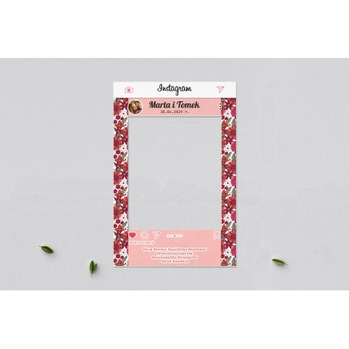 Ramka do zdjęć - Instagram Retro Style Motyw 2