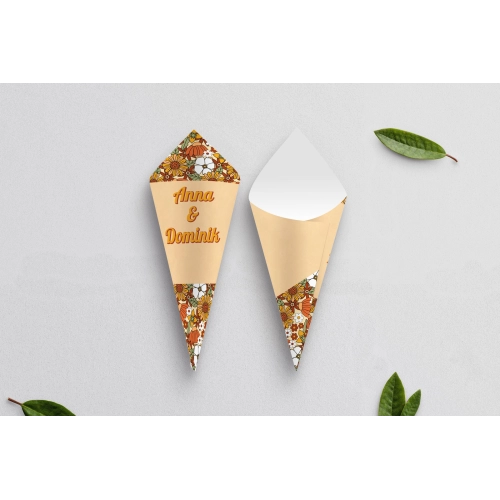 Rożek Weselny - Retro Style Motyw 1