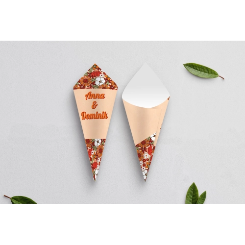 Rożek Weselny - Retro Style Motyw 3