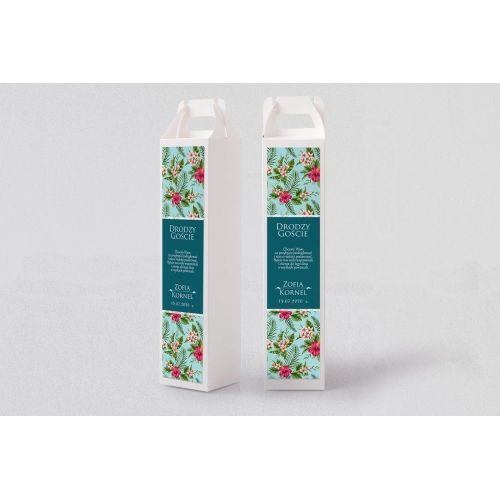 Pudełko na alkohol Kwiatowe Pole Motyw 3