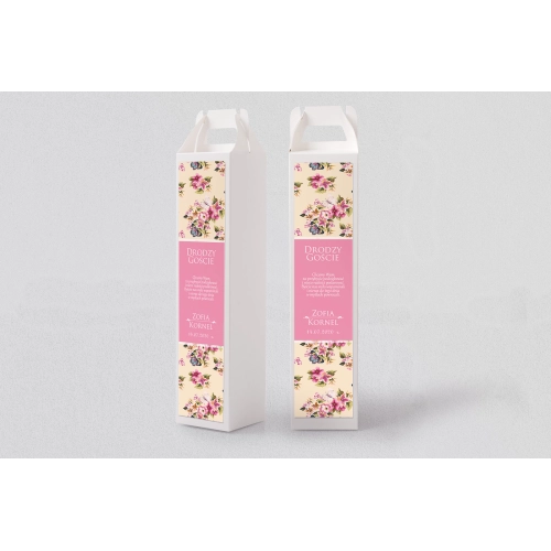 Pudełko na alkohol Kwiatowe Pole Motyw 5