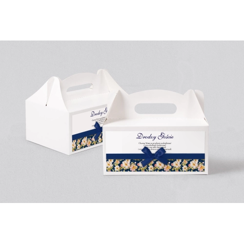 Pudełko na ciasto weselne Nasz Dzień Motyw 4