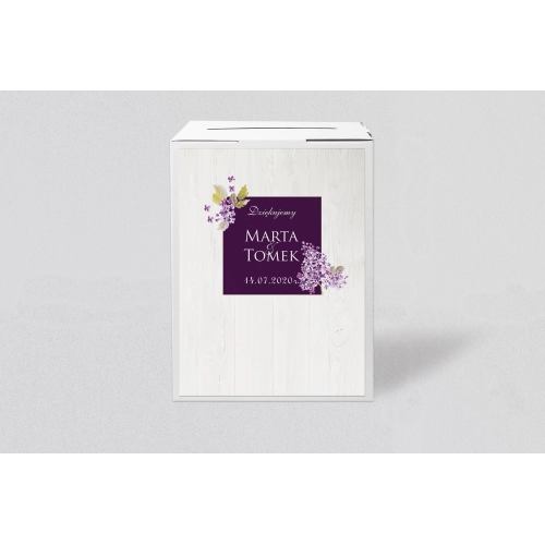 Pudełko na koperty i pieniądze Biała Stodoła - Motyw 1