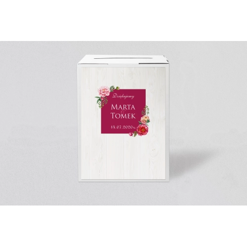 Pudełko na koperty i&nbsp;pieniądze Biała Stodoła - Motyw 2