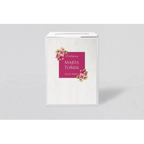 Pudełko na koperty i&nbsp;pieniądze Biała Stodoła - Motyw 3