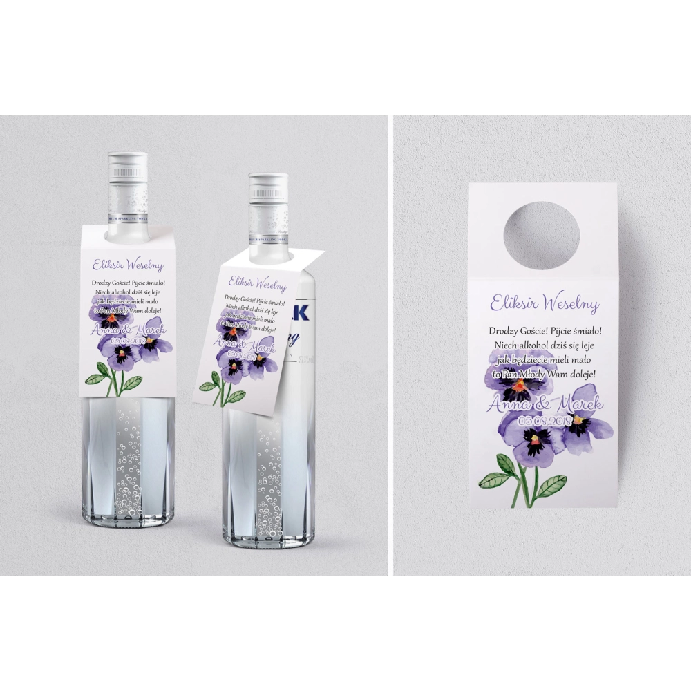 Zawieszka na alkohol oczko Sweet Love Motyw 3