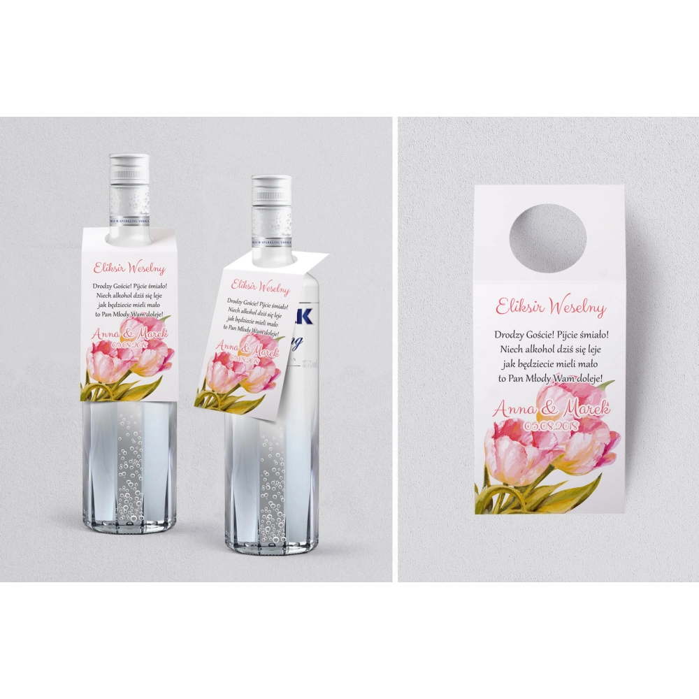 Zawieszka na alkohol oczko Sweet Love Motyw 4