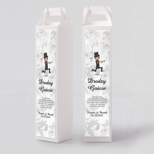 Pudełko na alkohol Zakochani Motyw 2