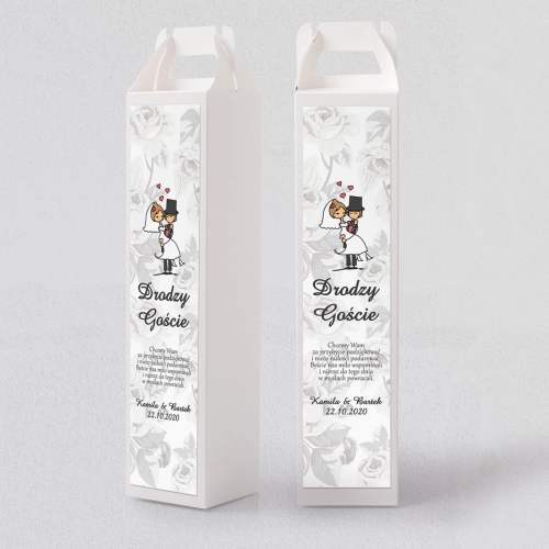 Pudełko na alkohol Zakochani Motyw 3