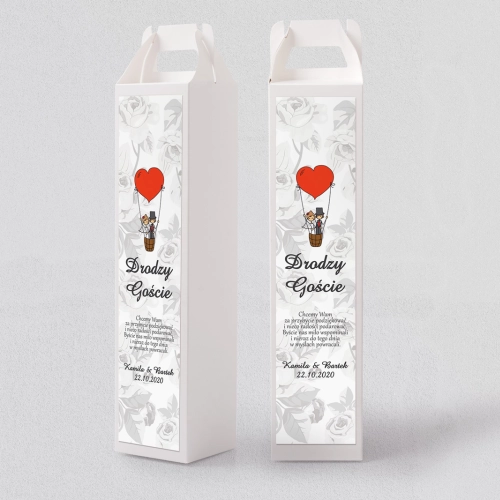 Pudełko na alkohol Zakochani Motyw 4