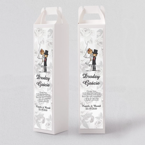 Pudełko na alkohol Zakochani Motyw 6