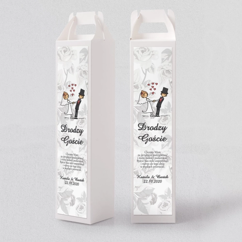 Pudełko na alkohol Zakochani Motyw 8