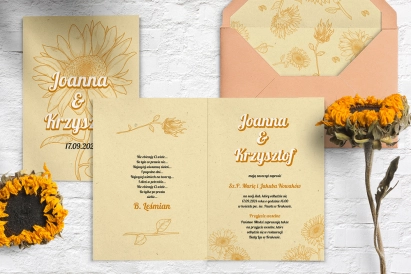 Kolekcja ślubna  Sunflowers