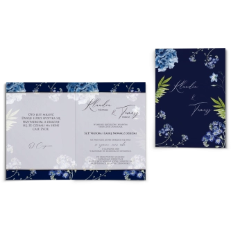 Zaproszenia ślubne Loveletter - Składane Motyw 4