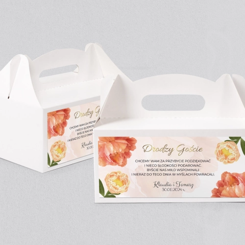 Pudełko na ciasto weselne Dream - Motyw 5