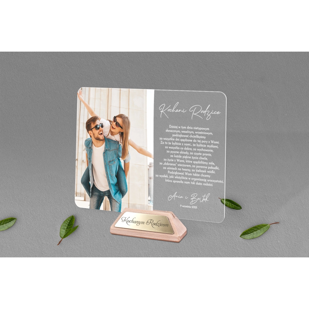 Statuetka Akrylowa ze zdjęciem - Wzór 6
