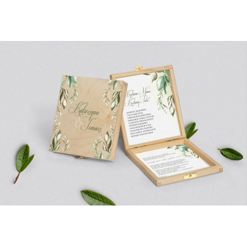 Zaproszenie dla Rodziców - naturalne About You Motyw 1