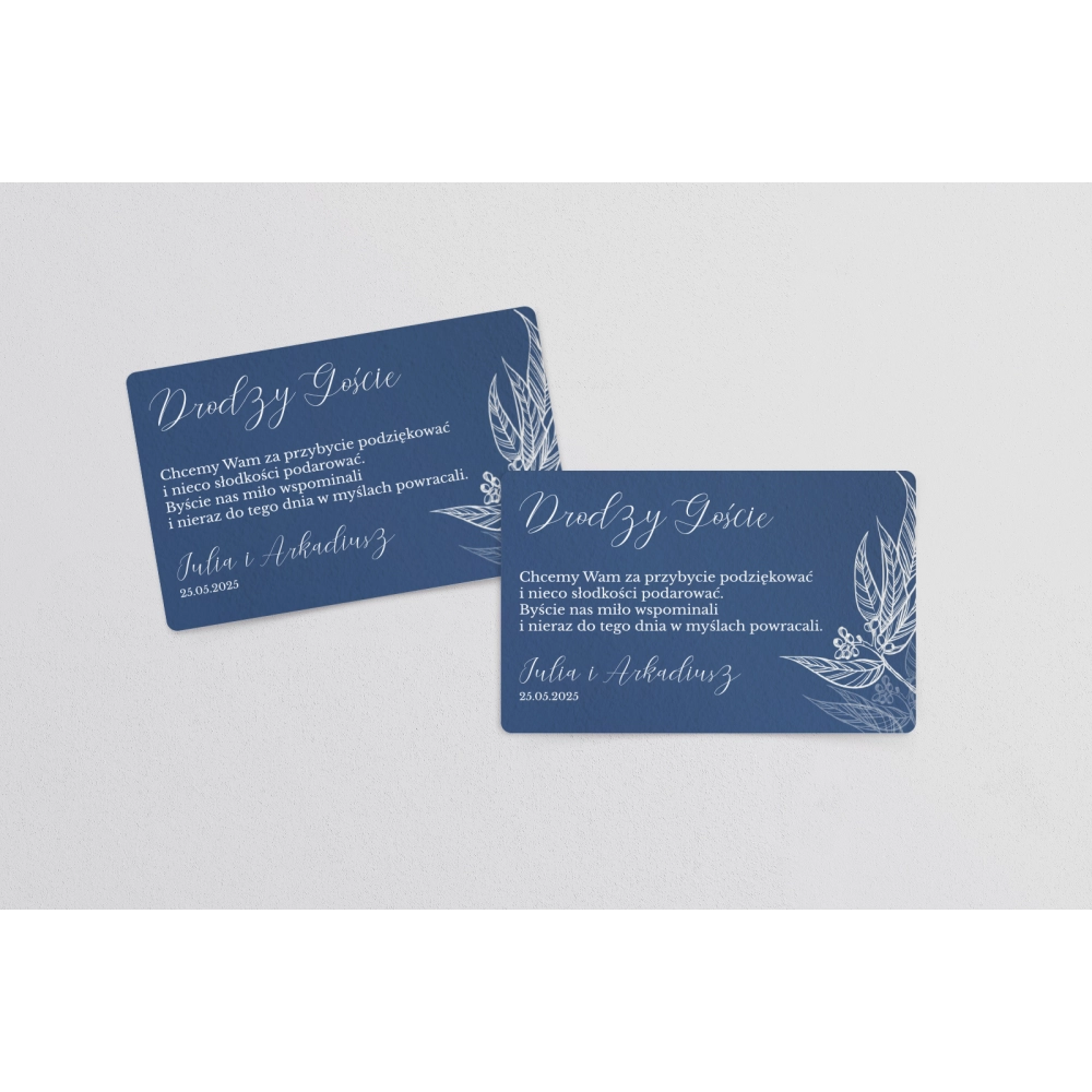 Naklejki na ciasto weselne Papers Motyw 3