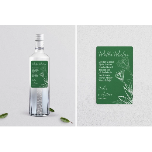 Naklejki na alkohol - Papers Motyw 1