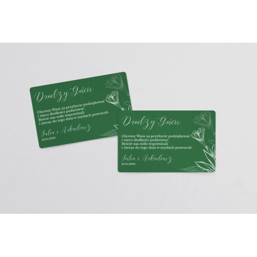 Naklejki na ciasto weselne Papers Motyw 1