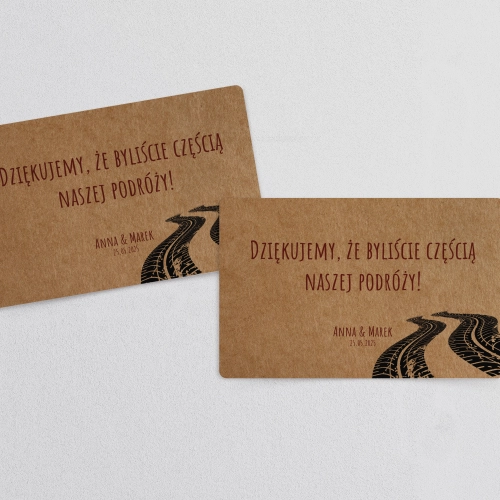 Naklejki na ciasto weselne Trip Motyw 2