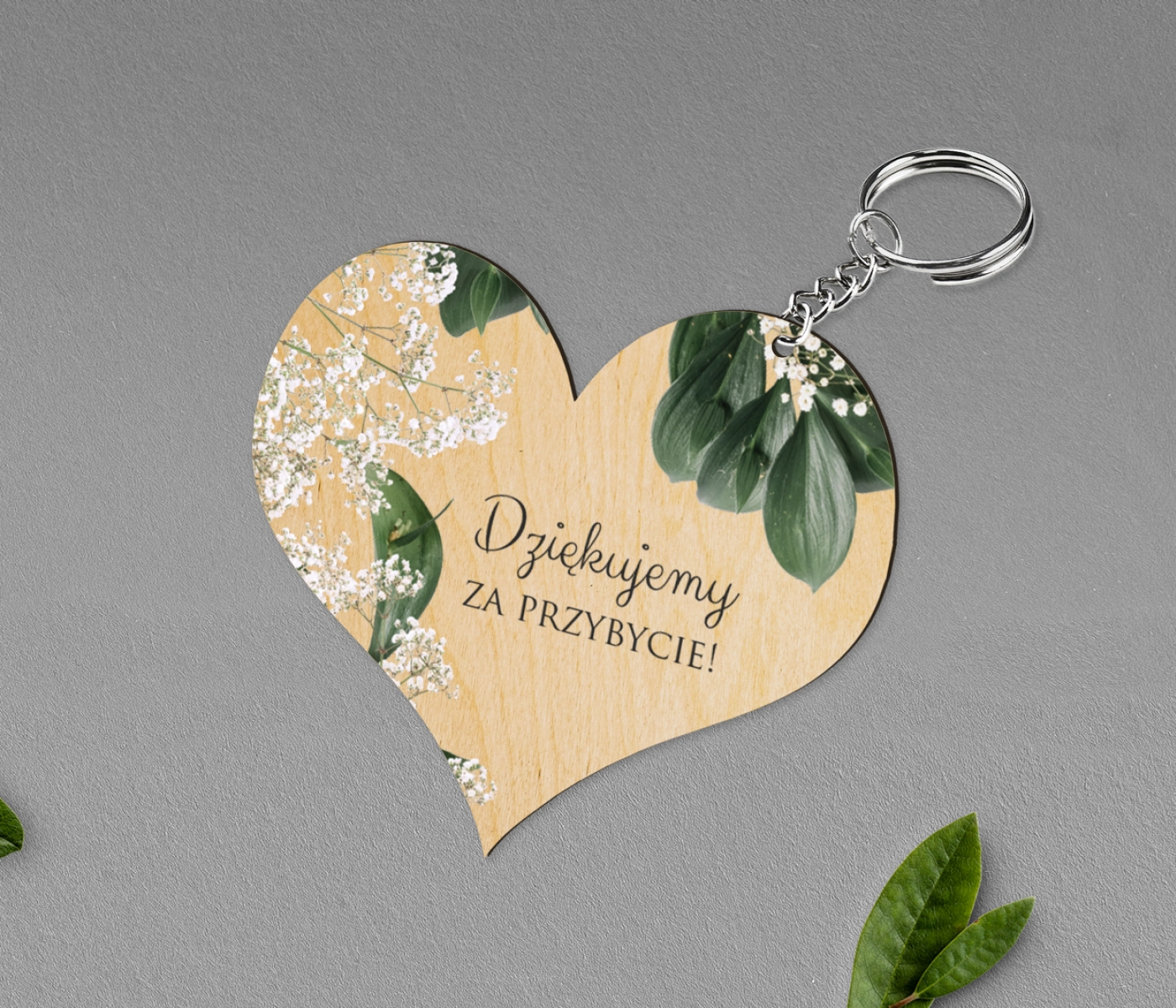 Breloki z Nadrukiem - Serce Soft Motyw 1