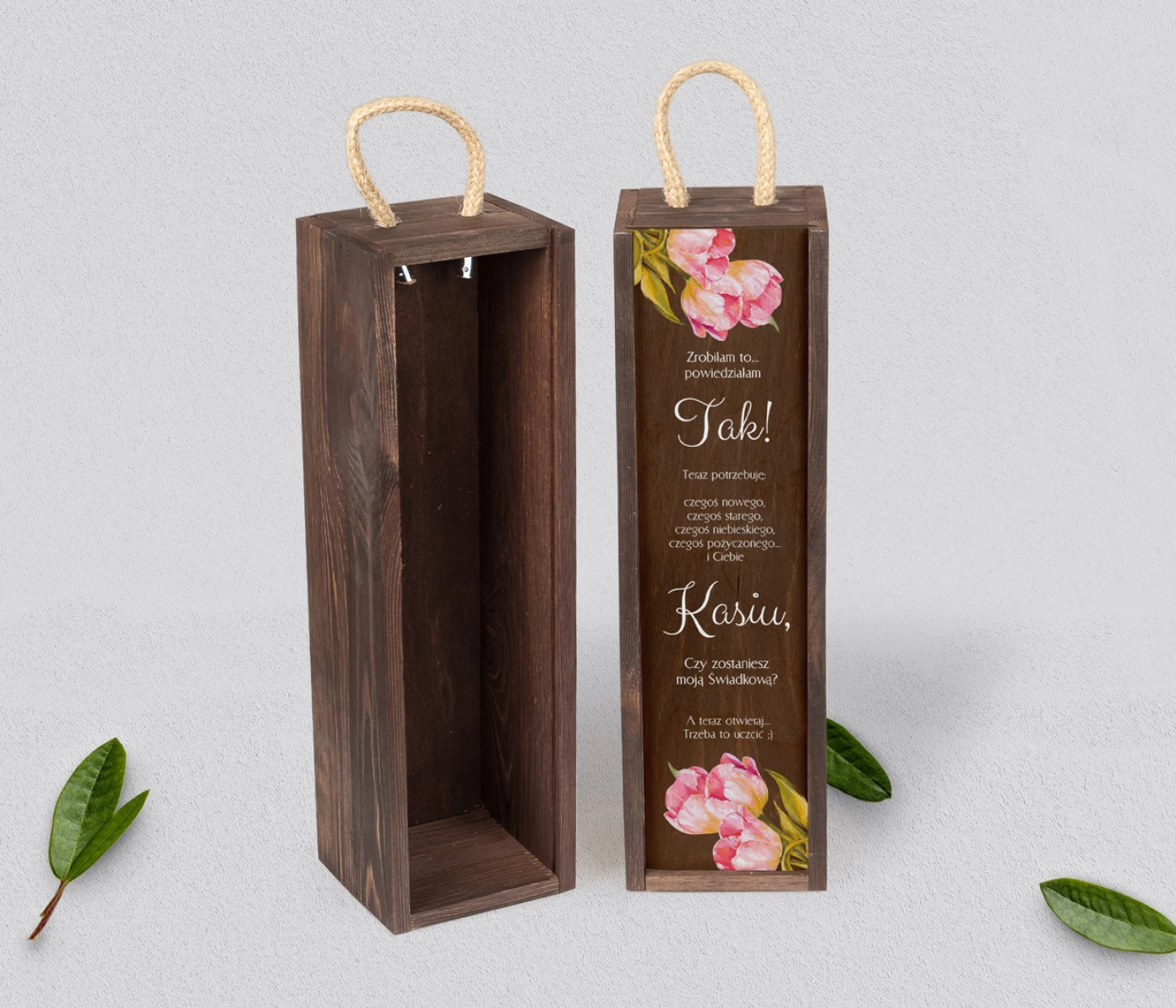 Prośba o Świadkowanie - SNW brązowa Sweet Love Motyw 4