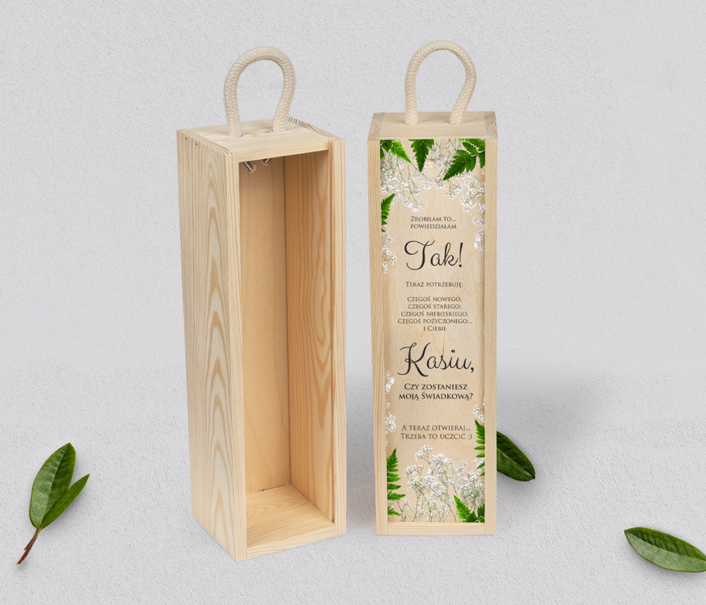 Prośba o Świadkowanie - SNW naturalna Soft Motyw 2