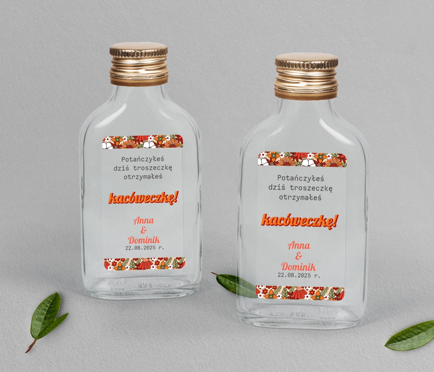 Buteleczka - Piersiówka Retro Style Motyw 3