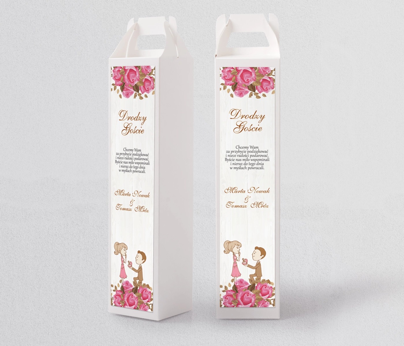 Pudełko na alkohol Naturalna Miłość Motyw 15
