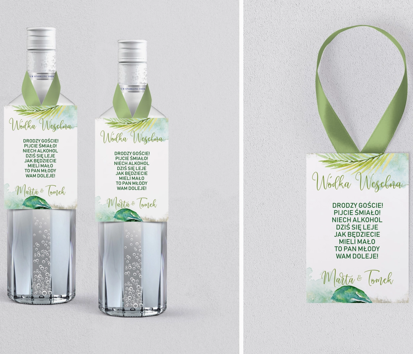 Zawieszka na alkohol Tropical - Motyw 2