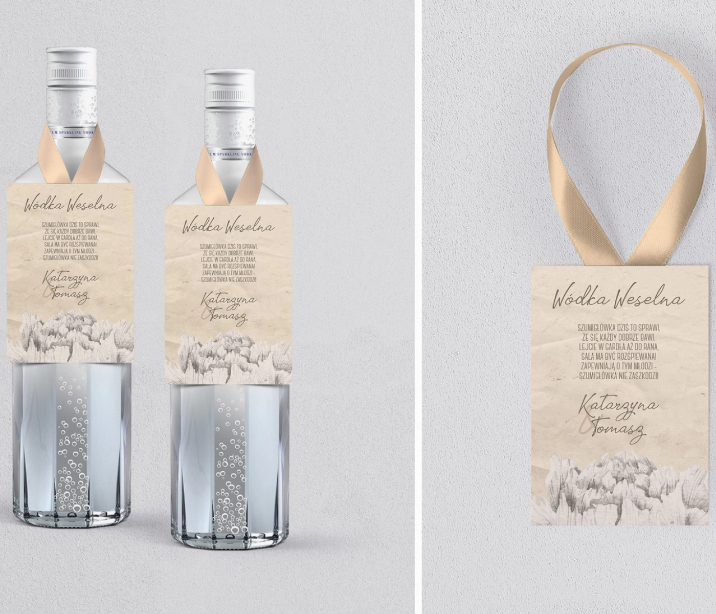 Zawieszka na alkohol Old Fashion - Motyw 1