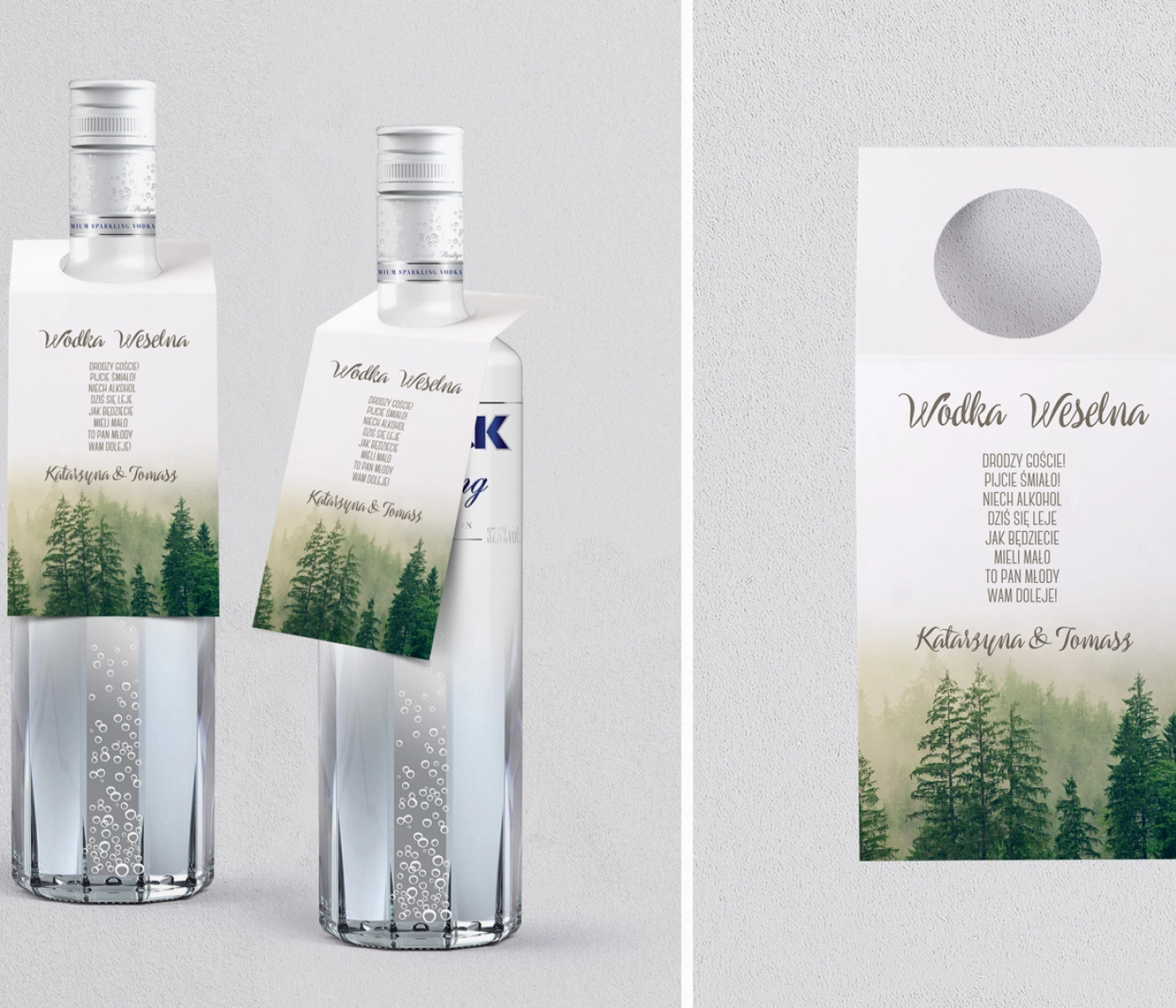 Zawieszka na alkohol oczko Forest - Motyw 1
