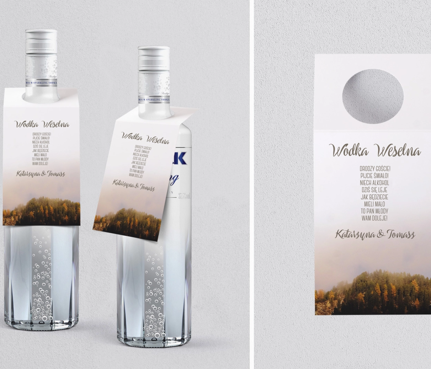 Zawieszka na alkohol oczko Forest - Motyw 3