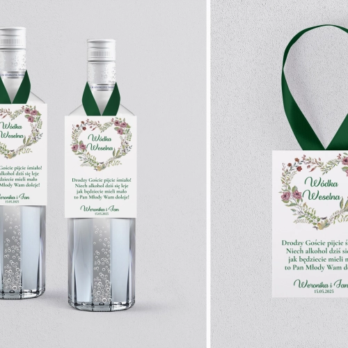 Zawieszka na alkohol Heart of Flowers - Motyw 3