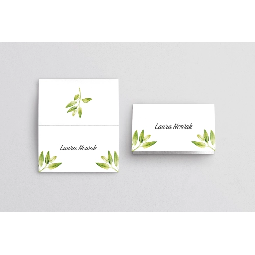 Winietki ślubne składane Nature Motyw 2