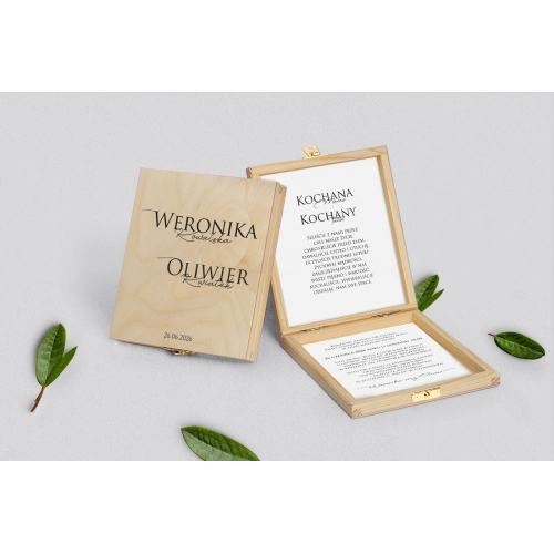 Zaproszenie dla Rodziców - naturalne Minimalistyczne Motyw 2