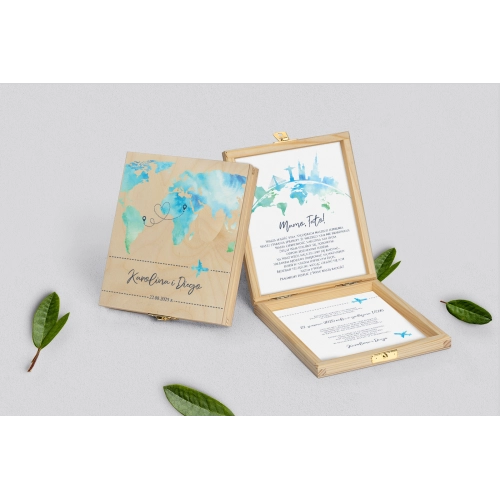 Zaproszenie dla Rodziców - naturalne Mapa Motyw 1