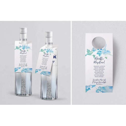 Zawieszka na alkohol oczko Mapa Motyw 1