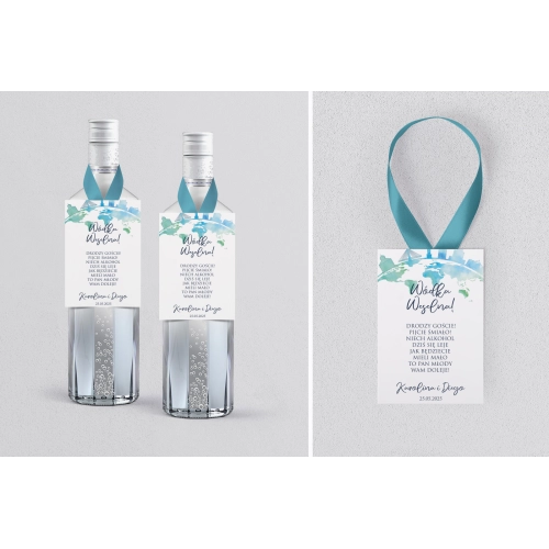 Zawieszka na alkohol Mapa Motyw 1