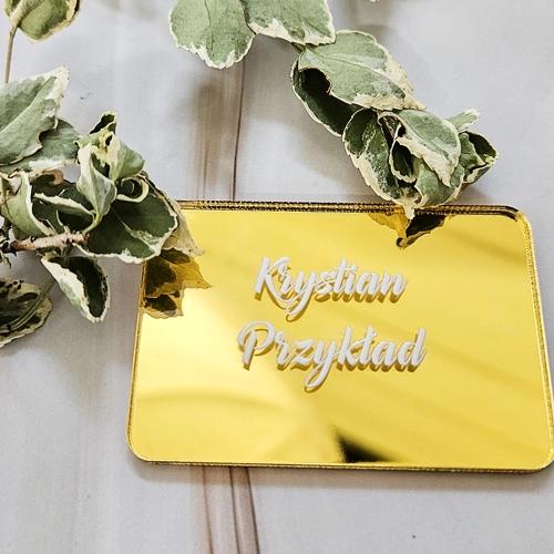 Winietki Akrylowe - Uniwersalne Zaokrąglone