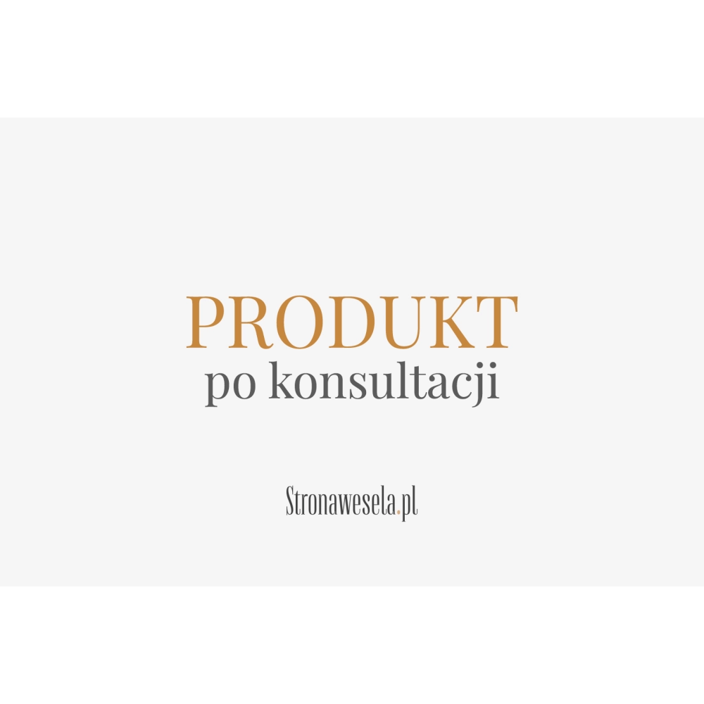 Produkt po konsultacji